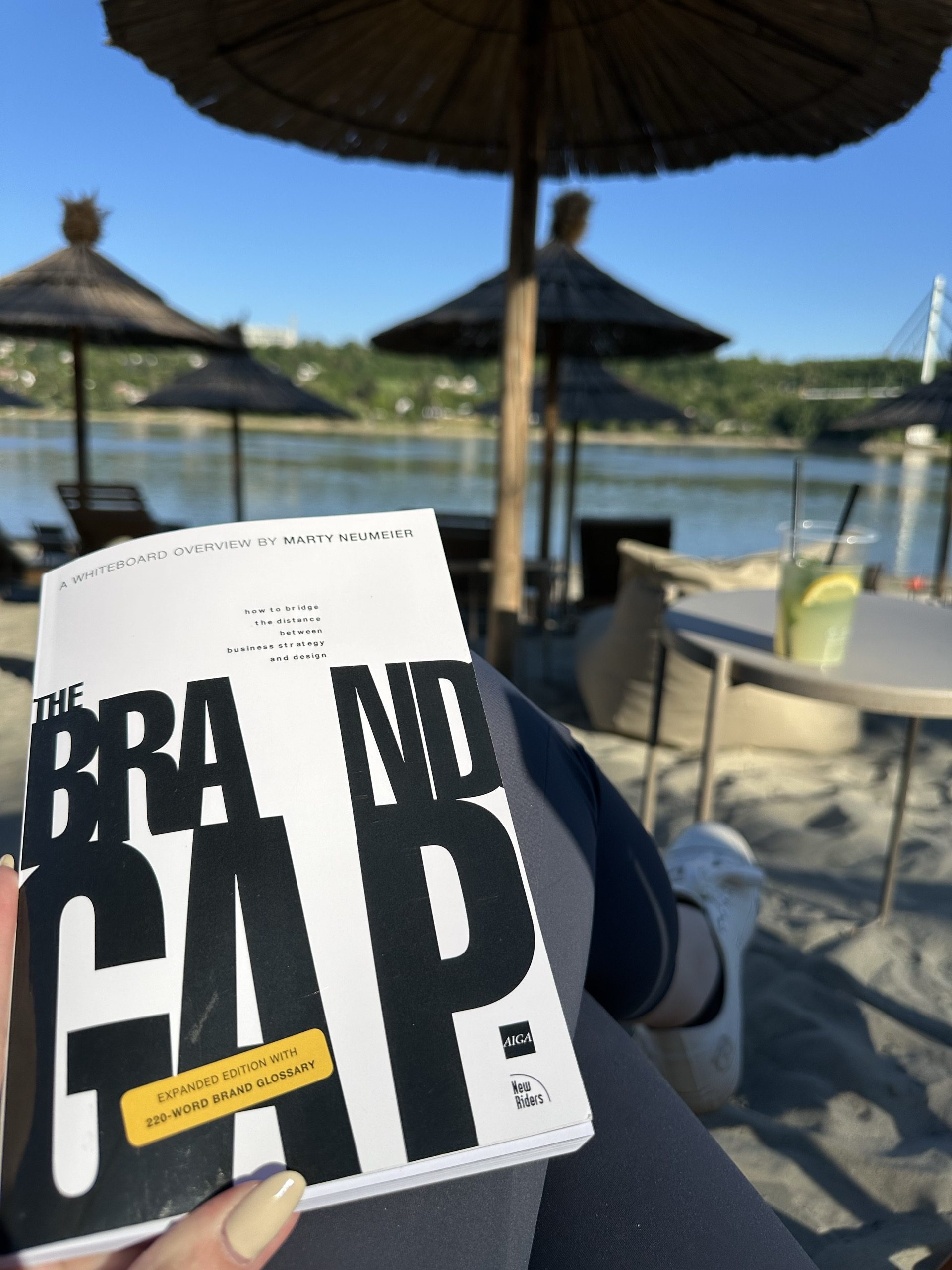 Featured image for Reading *The Brand Gap* from a studio of one